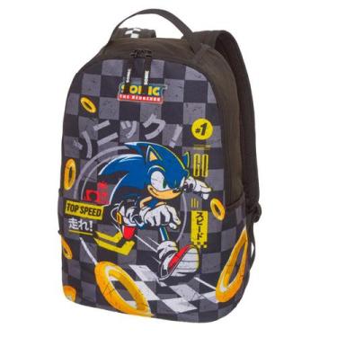 Imagem de Mochila Escolar Sonic The Hedgehog Top Speed - Pacific