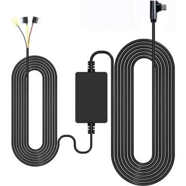 Imagem de REDTIGER Kit de cabo rígido de câmera de painel, 6,5 m, porta USB C, kit de fio rígido para mini câmera F9 e câmera de painel espelhada T700/T27, converte proteção de baixa tensão de 12 V a 24 V para