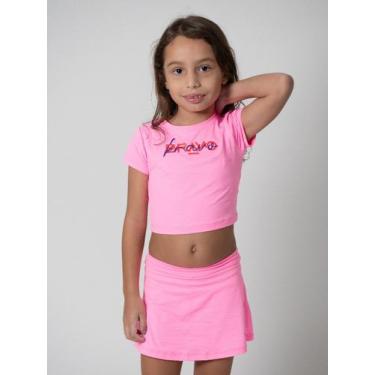 Imagem de Cropped Dry Cool Infantil Elo Summer Rosa - Bravo, 06