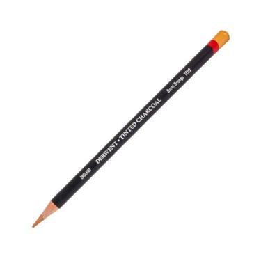 Imagem de Lápis Carvão Derwent Tinted Escolha a Cor , BURNT ORANGE TC02