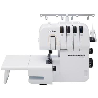 Imagem de Brother ST4031HD Serger, Strong & Tough Serger, 1.300 pontos por minuto, máquina overlock de armação de metal durável, mesa de extensão grande, 3 pés acessórios incluídos
