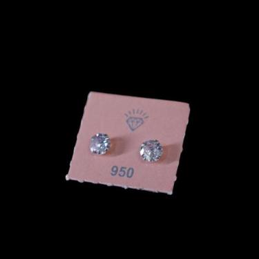 Imagem de Brinco Pedra Zircônio 4mm - realeza925