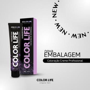 Imagem de Coloração Creme Color Life nº 7.44 - Louro Acobreado Intenso