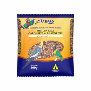 Imagem de Mistura P/ Calopsita E Agaporni - Pássaro Forte - Sabor Mel - 500G - P