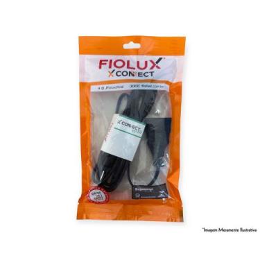 Imagem de Extensao Fiolux Prolongador 05M Tripolar Preto 10A