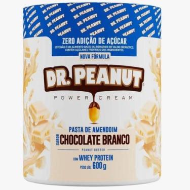 Imagem de Pasta de amendoim dr. peanut - chocolate branco - 600g