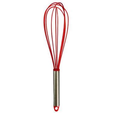 Imagem de Fue Silicone Batedor De Ovos Com Cabo Inox Fouet 30cm - Ladiv Comercia