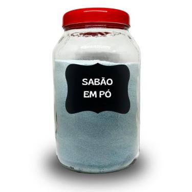 Imagem de Dispenser De 3kg Para Armazenar Sabão Em Pó Ou Tira Mancha Em Pó. - Em