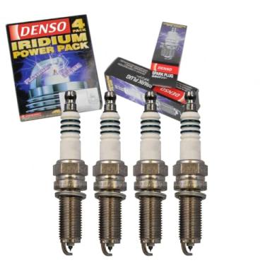 Imagem de 4 peças de velas de ignição DENSO Iridium Power compatíveis com Honda CR-V 2.4L L4 2010-2014