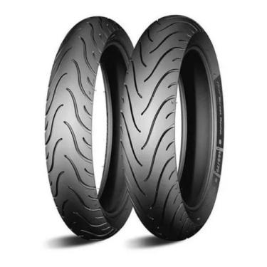 Imagem de Par Pneu Moto Michelin 120/70-17 e 180/55-17 P Street Radial Cb 600 10