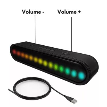 Imagem de Caixa de Som Bluetooth USB Al 8911 Sem Fio Potente - Altomex-Unissex