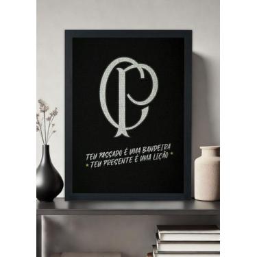 Imagem de Quadro Decorativo Corinthians Timão O Maior- Com vidro - Spark Loja, 2