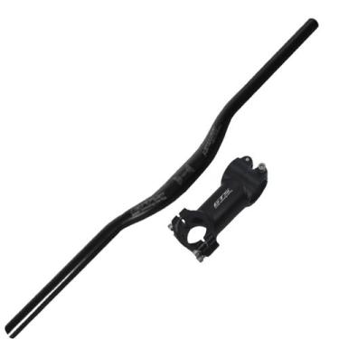 Imagem de Kit Guidão GTS DH 680mm Aerought C/ Mesa DH 80 Mega Preto