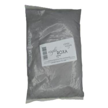 Imagem de Argila Roxa 1kg 100% Pura Ervas E Raízes - ervas e raizes