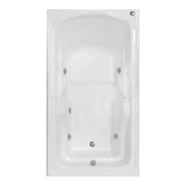 Imagem de Banheira Retangular Tamarim com hidro - Só Banheiras, 1,36x0,80x0,40, 