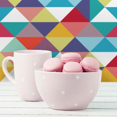 Imagem de Adesivo de Azulejo Triângulos Coloridos 15x15 cm com 18un - Quartinhos