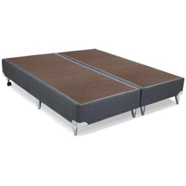 Imagem de Base Box King Size Camurça II Branco - Ortobom