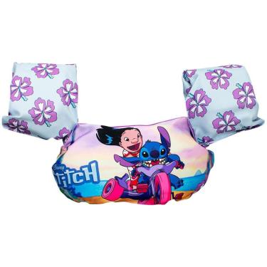 Imagem de Boia Infantil Colete Salva-Vidas Lilo e Stitch 25kg para Piscina - Etitoys