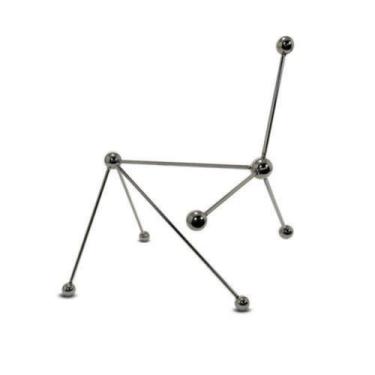 Imagem de Escultura Decorativa Moleculas Menor Impecavel Luxo - LUXdécor