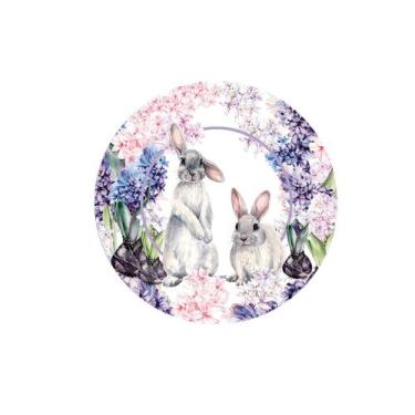 Imagem de Kit Sousplat Páscoa Irmãos Coelho - NSW, 1 Peça, Sem base