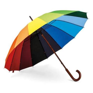 Imagem de Guarda Chuva Arco Iris 16 Vareta Automático