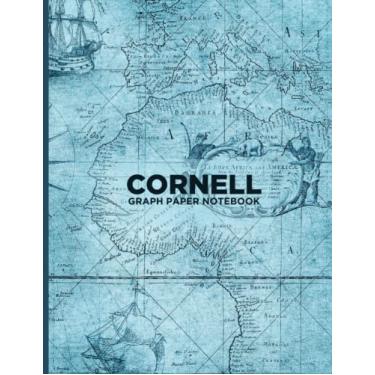 Imagem de Cornell Graph Paper Notebook: Cornell Notes Notebook for Math and Science Students, Note Taking Quad Ruled 120 pages