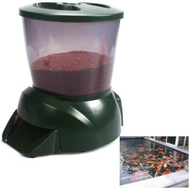 Imagem de Alimentador automático de peixes koi para lago ao ar livre, Alimentador de lago, Alimentador de peixes de lago, Alimentador automático de peixes para lago, Temporizador de alta capacidade pa
