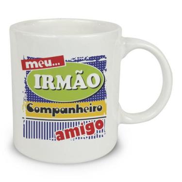 Imagem de Caneca Dedicatória Sortida 320mL - Cerâmica Regina, Vô, Irmão