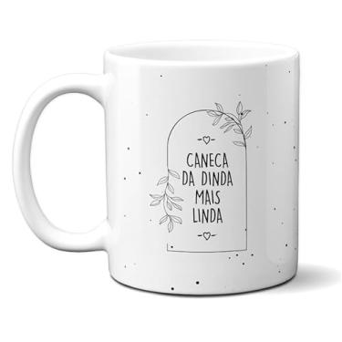 Imagem de Caneca Xícara Porcelana Presente da Dinda Mais Linda