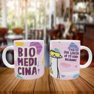 Imagem de Caneca Personalizada Flork Profissão Biomedicina - PrintPaint