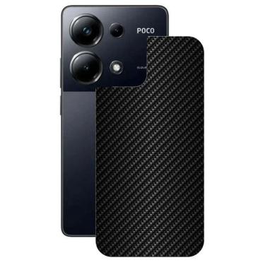 Imagem de Película para Xiaomi Poco M6 Pro - Traseira de Fibra de Carbono Preta - Gshield