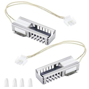 Imagem de Wzrasmiles Ignitor de fogão a gás de 2 peças compatível com WB13K21, IG9998, AP2020569 PS231280 WB13T10045 Kenmore Hotpoint Norton-501a
