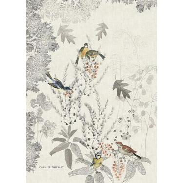 Imagem de Garnier-Thiebaut, Monocromático, Fusain French Pré-Lavado, Cozinha/Toalha de Chá, Mistura de Algodão e Linen