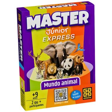 Imagem de Jogo de Tabuleiro Master Junior Express Mundo Animal Grow
