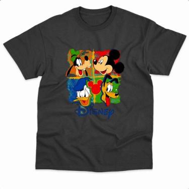Imagem de Camiseta Mickey Pateta Pluto Pato Donald Estampado Desenho - Use Argum