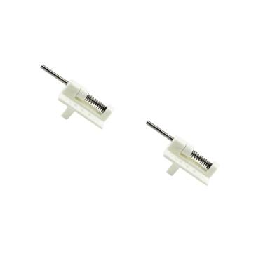 Imagem de URIMPAVIDO 2PCS RC Airplane Canopy Hatch Lock Latch for RC Plane Helicopter Aircraft Hatch Door Cockpit Cover Fixed Accessories (26x16x8mm White)