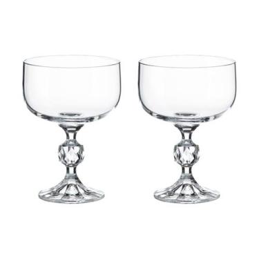 Imagem de Taça Coupe de Cristal Bohemia 200 ml Claudia 2 Peças - Bohemia Crystal
