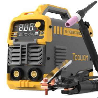 Imagem de Soldador TOOLIOM 195A Stick/Lift TIG 110V/220V de dupla tensão, Bivolt