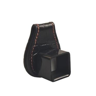 Imagem de LAKE OF FIRE Suporte de giz de piscina - Suporte de giz para bilhar de piscina com clipe magnético de couro - Acessórios de bilhar ideais para sinuca