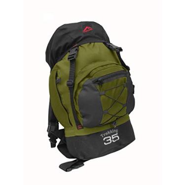 Imagem de 0035 - MOCHILA TREKKING 35 - VERDE C/ PRETO