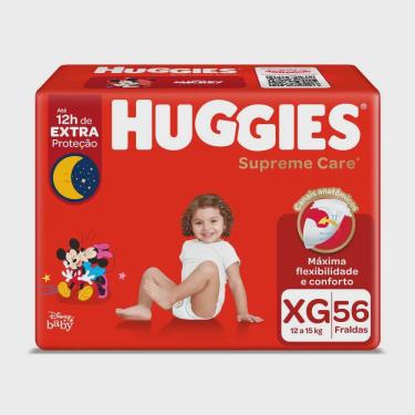 Imagem de Fralda huggies supreme care hiper xg com 56 unidades