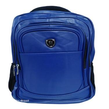Imagem de Mochila Impermeável Escolar Fashion Lançamento - 9112, Azul