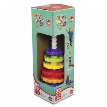 Imagem de Brinquedo Educativo Giro Mágico 08 Peças - Dismat