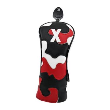 Imagem de UGPLM Tampa da capa da cabeça do clube de golfe forro de pelúcia à prova de arranhões, caixa de proteção contra sugestões de golfe, elegante, suprimentos de, Vermelho, Eua