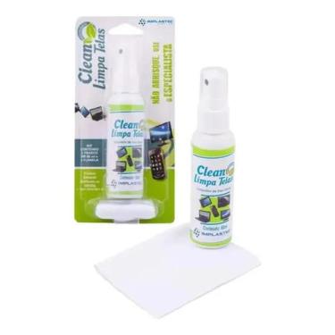 Imagem de Limpa Telas Clean 60ml Com Flanela Implastec Tv Notebook Tablet