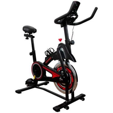 Imagem de Bicicleta Ergométrica Spinning,Com Monitor Lcd,Mopower-Preta - Python 