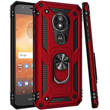 Imagem de Zoeirc Capa para Moto E5 Play/para Moto E5 Go/para Moto E5 Cruise, capa protetora magnética para Motorola Moto E5 Play (vermelho)