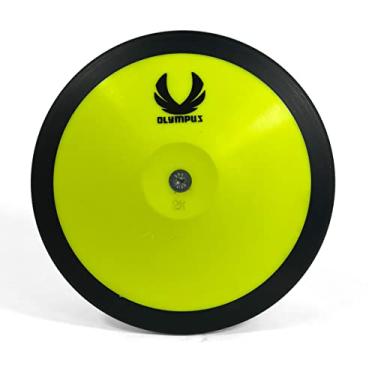 Imagem de Olympus Preliminar Discus 2Kg -1,6Kg - 1Kg Low-Spin Discus, 65-70% Peso Do Aro Lançamento De Disco Atletismo Aprovado Pela World Athletics Para Atletas Ensino Médio E Universitários (1 Kg)