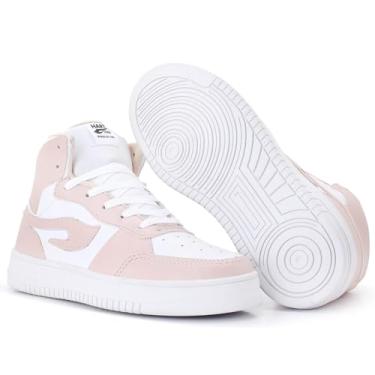 Imagem de Botinha Tenis Infantil Menina Casual Hart Star Kids (BRANCO NUDE, BR, Criança de 4 a 8 anos, Numérico, 28)