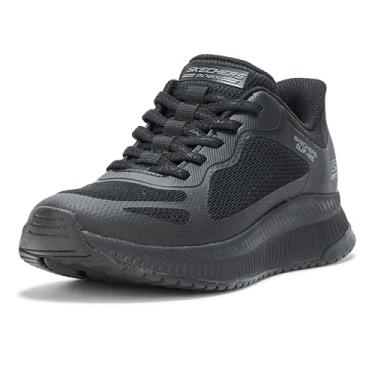 Imagem de Skechers Tênis feminino Hands Free: Bobs Squad 4-Staple Look, Preto/preto, 37